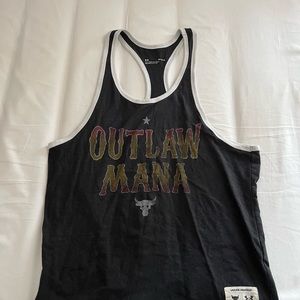 Loose fit under armour tank top